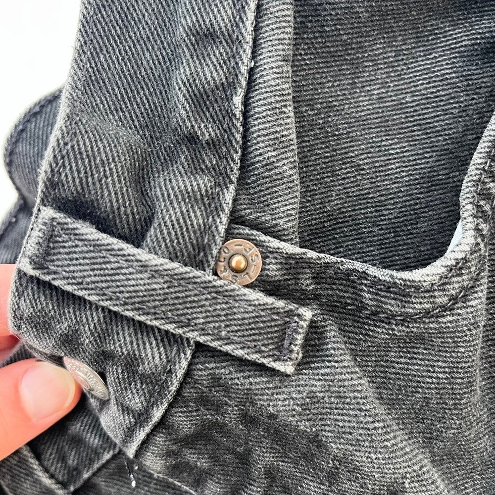 Vintage 90s Levi's 550 slim straight black denim jeans jeans - Picture 12 of 12